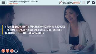 TrainingBriefs® Keeping Diverse Candidates
