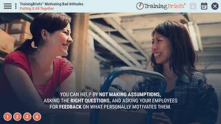 TrainingBriefs® Motivating Bad Attitudes