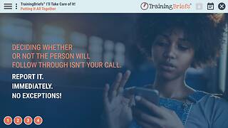 TrainingBriefs® I’ll Take Care of It!