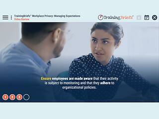 TrainingBriefs® <mark>Workplace Privacy</mark>: Managing Expectations