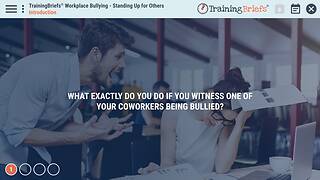 TrainingBriefs® Workplace Bullying - Standing Up for Others