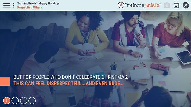 TrainingBriefs® Happy Holidays