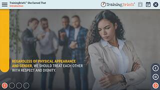 TrainingBriefs® She Earned That