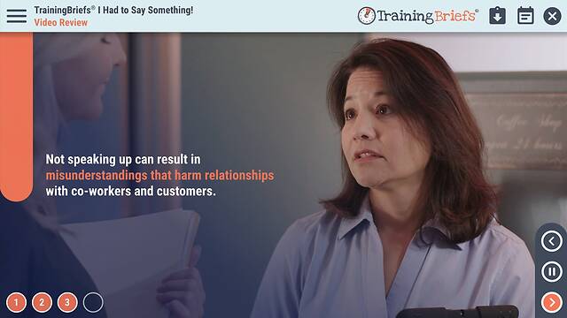 TrainingBriefs® I Had to Say Something!