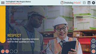 TrainingBriefs® Why <mark>Respect</mark> Matters