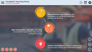TrainingBriefs® Keep Things Moving