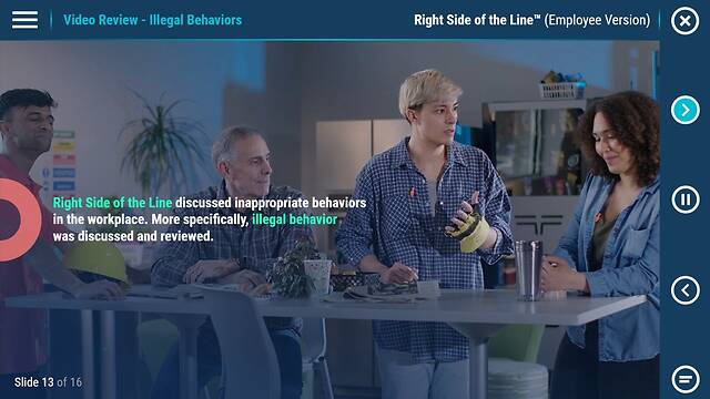 Right Side of the Line: Creating a Respectful & Harassment-Free Workplace™ (Standard - Employee)