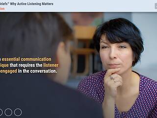 TrainingBriefs® Why Active Listening Matters