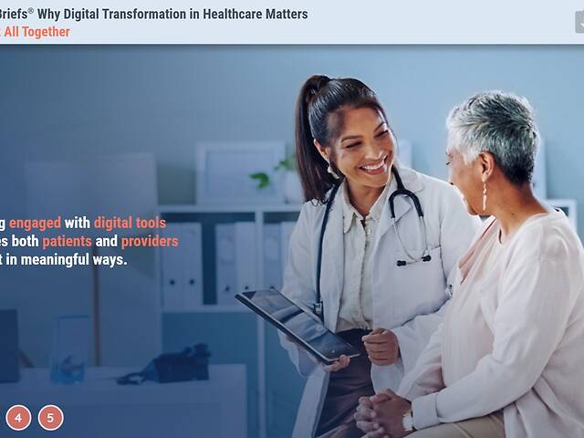 TrainingBriefs® Why Digital Transformation in Healthcare Matters
