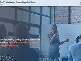 TrainingBriefs® Why Leading Through Disruption Matters