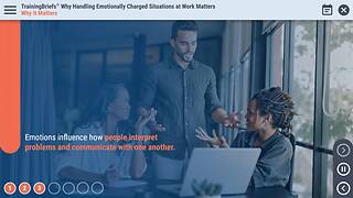 TrainingBriefs® Why Handling Emotionally Charged Situations at Work Matters