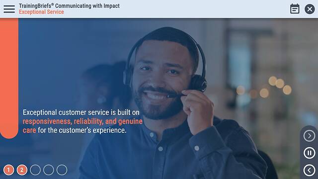 TrainingBriefs® Exceptional Customer Service Is No Accident