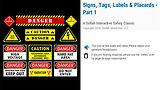 Signs, Tags, Labels & Placards™ - Part 1
