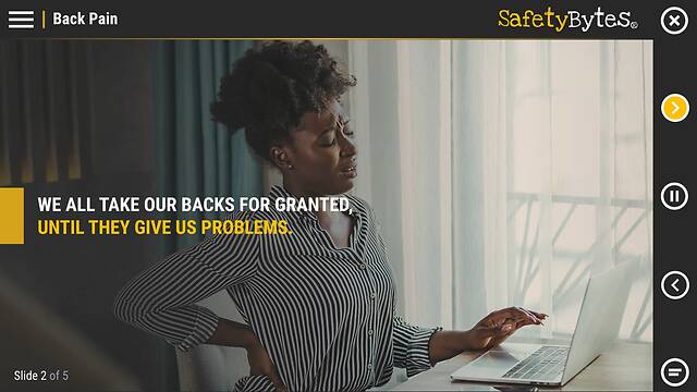 SafetyBytes® - Back Safety - Force and Repetition