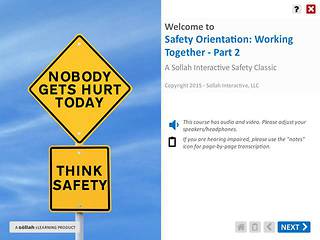 <mark>Safety</mark> Orientation - Working Together™ - Part 2