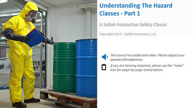 Understanding The Hazard Classes™ - Part 1
