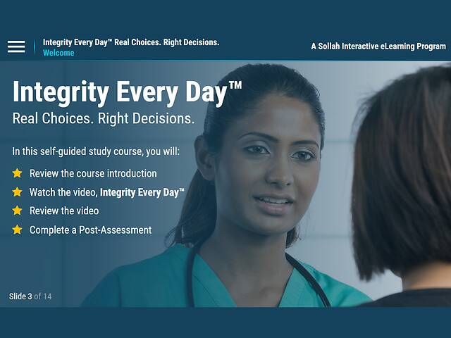 Integrity Every Day: Real Choices. Right Decisions.™