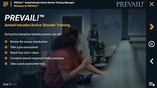PREVAIL!® <mark>Armed Intruder/Active Shooter</mark> Training (Manager - Standard)