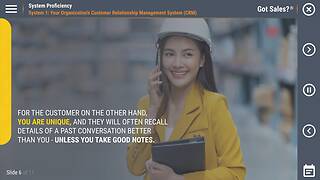 GotSales™ System Proficiency