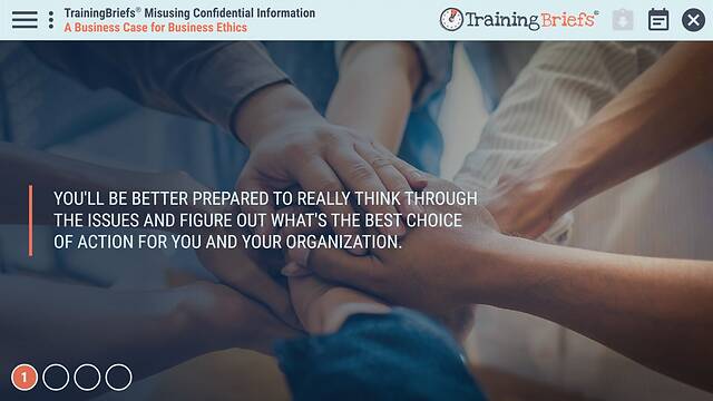 TrainingBriefs® Misusing Confidential Information