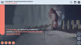 TrainingBriefs® Recognizing Retaliatory Behavior