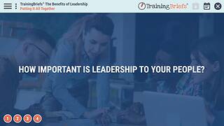 TrainingBriefs® The Benefits of Leadership