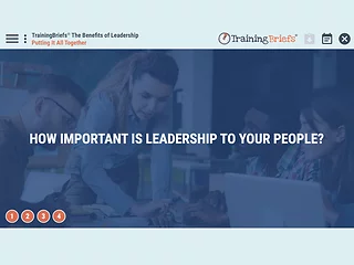 TrainingBriefs® The Benefits of Leadership