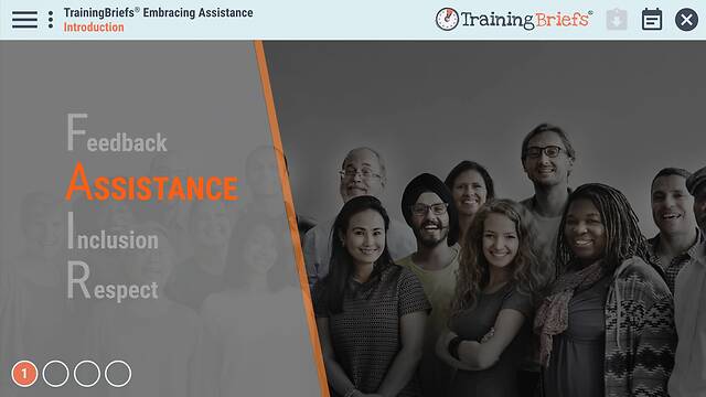 TrainingBriefs® Embracing Assistance